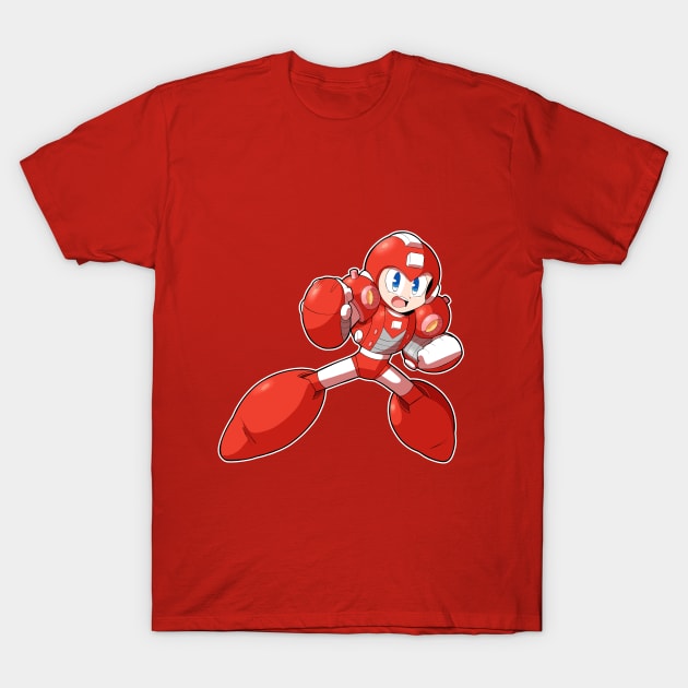 Power Megaman T-Shirt by StaticBlu